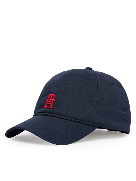 Tommy Hilfiger Шапка с козирка Imd Color 6 Panel AM0AM13542 Тъмносин цвят на ниска цена