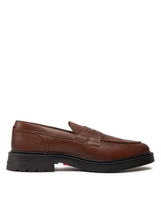 Tommy Hilfiger лоуфъри с дебела подметка Comfort Lwt Lth Loafer FM0FM05089 Кафяв цвят на ниска цена