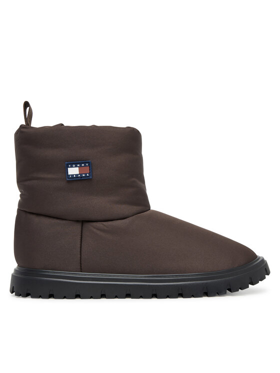Tommy Jeans Апрески Tjw Snow Boot EN0EN02823 Кафяв цвят на ниска цена