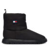 Tommy Jeans Апрески Tjw Snow Boot EN0EN02823 Черен цвят на ниска цена