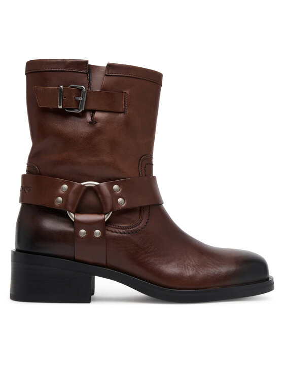 Tommy Jeans Боти Tjw Biker EN0EN02811 Кафяв цвят на ниска цена