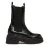 Tommy Jeans Боти тип челси Tjw Chunky Shiny EN0EN02888 Черен цвят на ниска цена