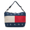 Tommy Jeans Дамска чанта Tjw Archive Denim Shoulder Bag AW0AW18213 Син цвят на ниска цена