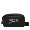 Tommy Jeans Дамска чанта Tjw Bold Script Camera Bag AW0AW17897 Черен цвят на ниска цена