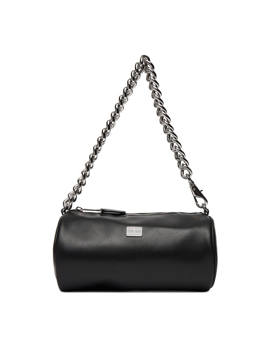 Tommy Jeans Дамска чанта Tjw Chain Shoulder Bag AW0AW17893 Черен цвят на ниска цена