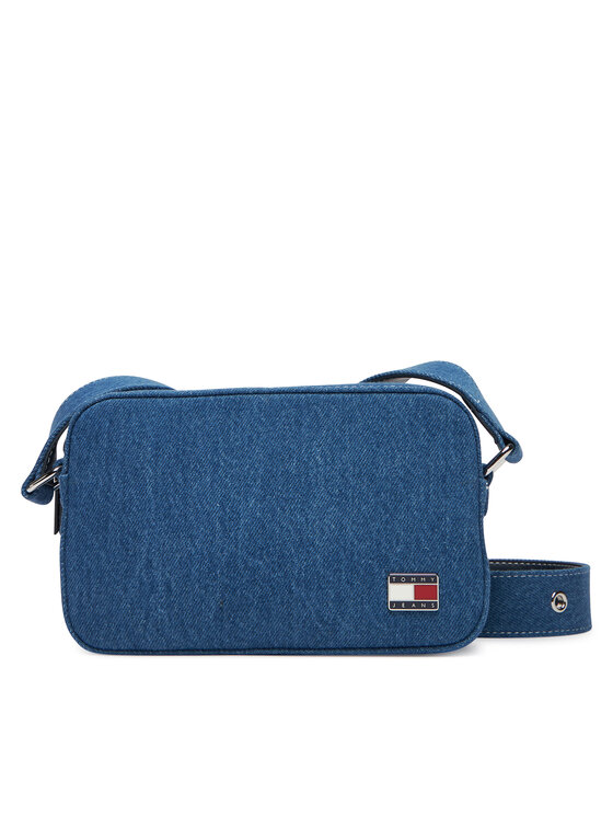 Tommy Jeans Дамска чанта Tjw Cool Denim Camera Bag AW0AW17874 Син цвят на ниска цена