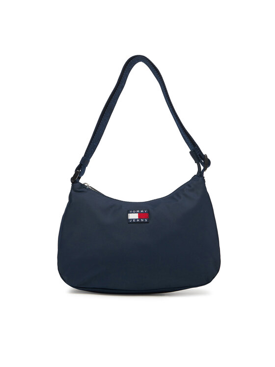 Tommy Jeans Дамска чанта Tjw Ess Daily Shoulder Bag AW0AW17888 Тъмносин цвят на ниска цена