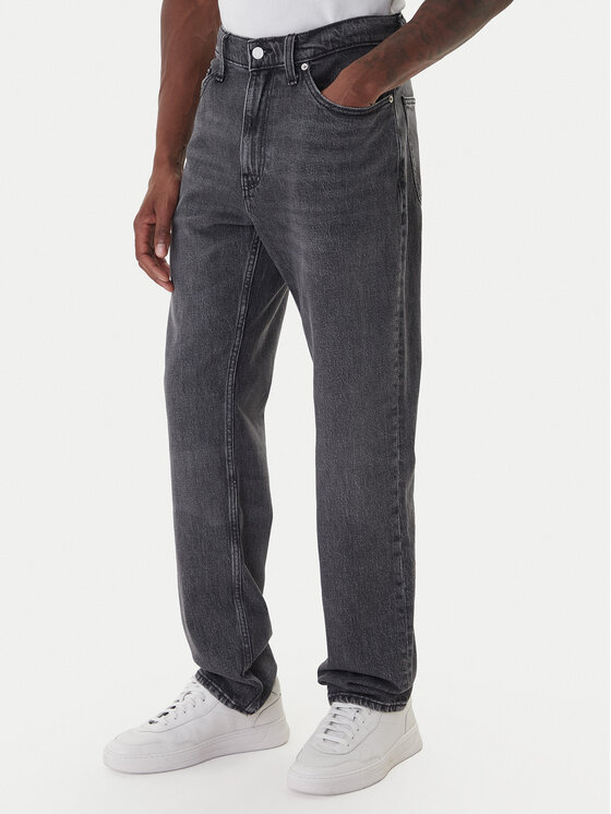 Tommy Jeans Дънки DM0DM21355 Сив Regular Fit цвят на ниска цена