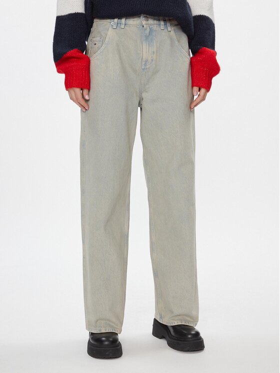 Tommy Jeans Дънки Daisy Jean Lw Bgy Ah7001 DW0DW16954 Син Baggy Fit цвят на ниска цена