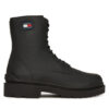 Tommy Jeans Зимни обувки Tjm Lace Up Tumbled High EM0EM01631 Черен цвят на ниска цена