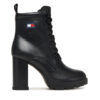 Tommy Jeans Зимни обувки Tjw Lace Up EN0EN02832 Черен цвят на ниска цена