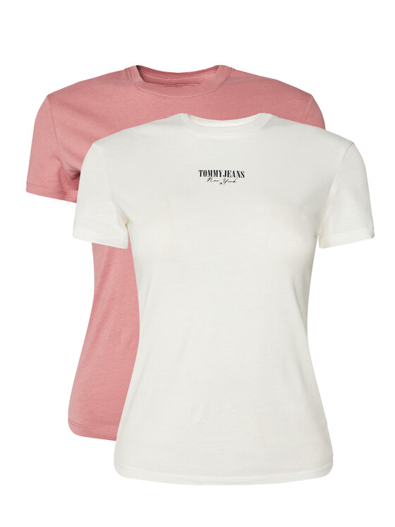 Tommy Jeans Комплект тениски Essential DW0DW21746 Цветен Regular Fit цвят на ниска цена