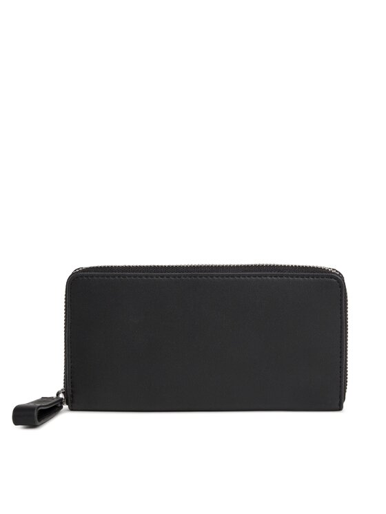 Tommy Jeans Портфейл Tjw Bold Large Za AW0AW15455 Черен цвят на ниска цена