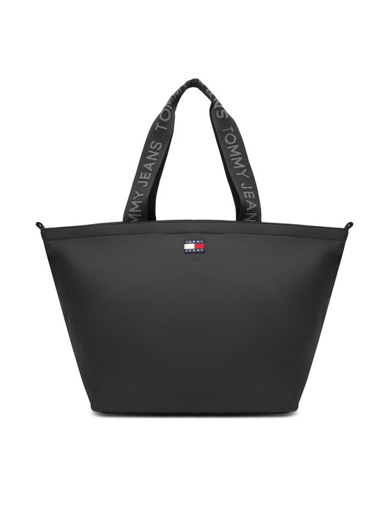 Tommy Jeans Сак Ess Daily Tote AW0AW17891 Черен цвят на ниска цена