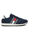Tommy Jeans Сникърси Tjm Classic Runner EM0EM01709 Тъмносин цвят на ниска цена
