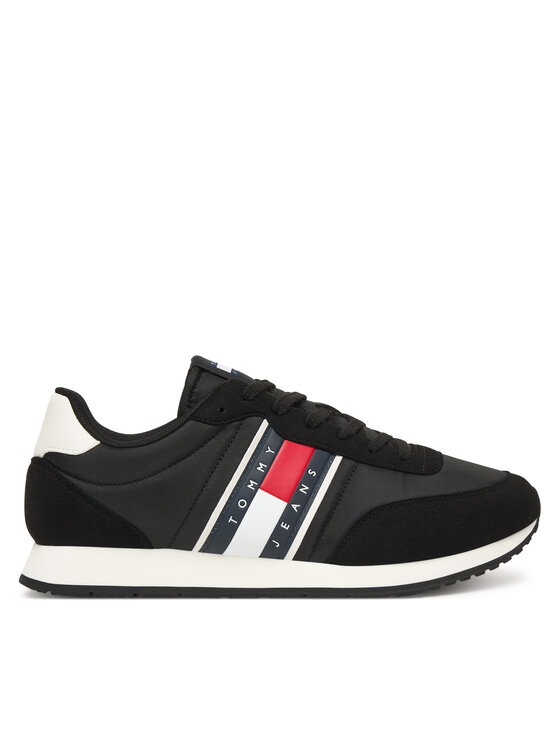Tommy Jeans Сникърси Tjm Classic Runner EM0EM01709 Черен цвят на ниска цена