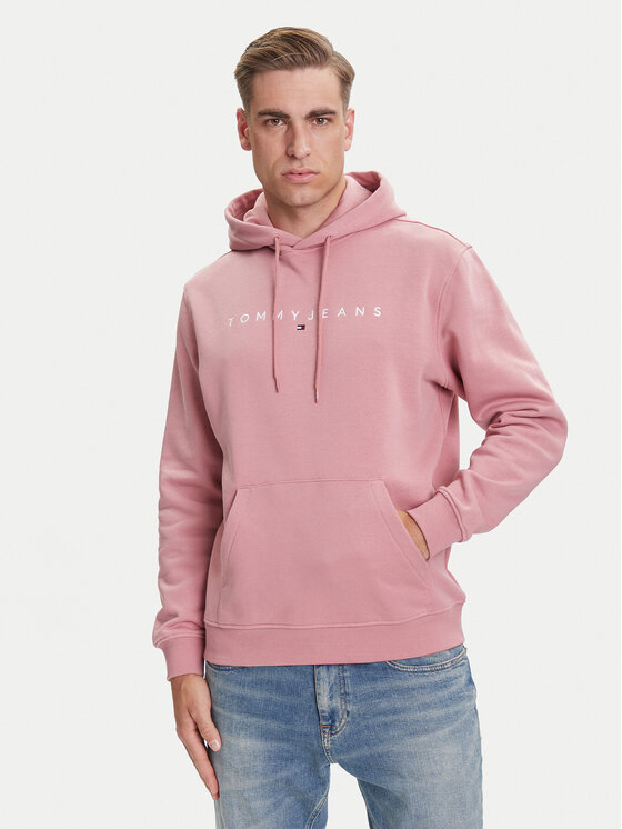 Tommy Jeans Суитшърт DM0DM20746 Розов Regular Fit цвят на ниска цена