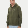 Tommy Jeans Суитшърт Linear Logo DM0DM17985 Зелен Regular Fit цвят на ниска цена