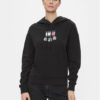 Tommy Jeans Суитшърт Tjw Bxy Daisy Flag Hoodie DW0DW17708 Черен Regular Fit цвят на ниска цена