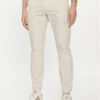 Tommy Jeans Текстилни панталони Austin DM0DM18940 Бежов Slim Fit цвят на ниска цена