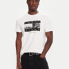 Tommy Jeans Тишърт DM0DM22464 Бял Regular Fit цвят на ниска цена