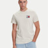 Tommy Jeans Тишърт Essential DM0DM20740 Бежов Slim Fit цвят на ниска цена