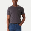 Tommy Jeans Тишърт Linear Chest DM0DM21780 Сив Slim Fit цвят на ниска цена