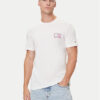 Tommy Jeans Тишърт Pop Color Flag DM0DM21577 Бял Regular Fit цвят на ниска цена