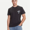 Tommy Jeans Тишърт Signature City DM0DM21934 Черен Regular Fit цвят на ниска цена