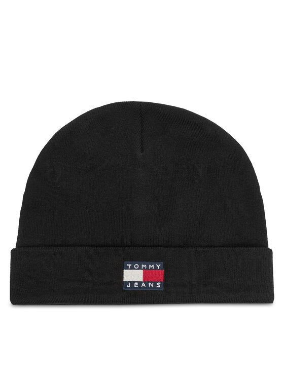 Tommy Jeans Шапка Heritage AM0AM12431 Черен цвят на ниска цена