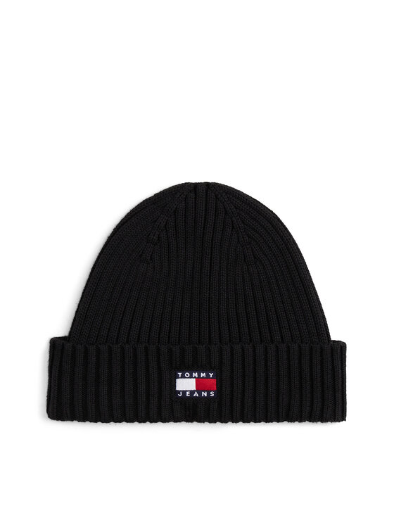 Tommy Jeans Шапка Heritage Core AM0AM13669 Черен цвят на ниска цена