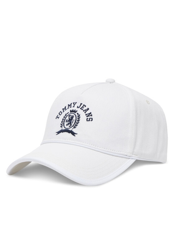 Tommy Jeans Шапка с козирка Cool Summer AW0AW17315 Екрю цвят на ниска цена