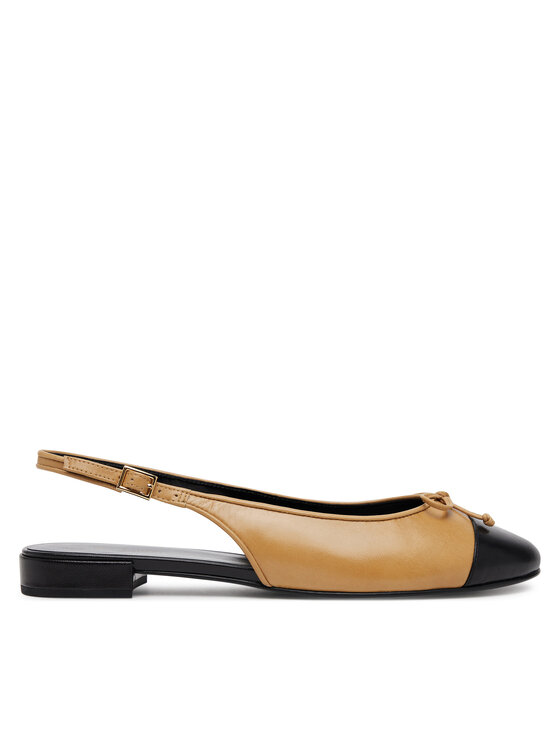 Tory Burch Балеринки 166592 Кафяв цвят на ниска цена