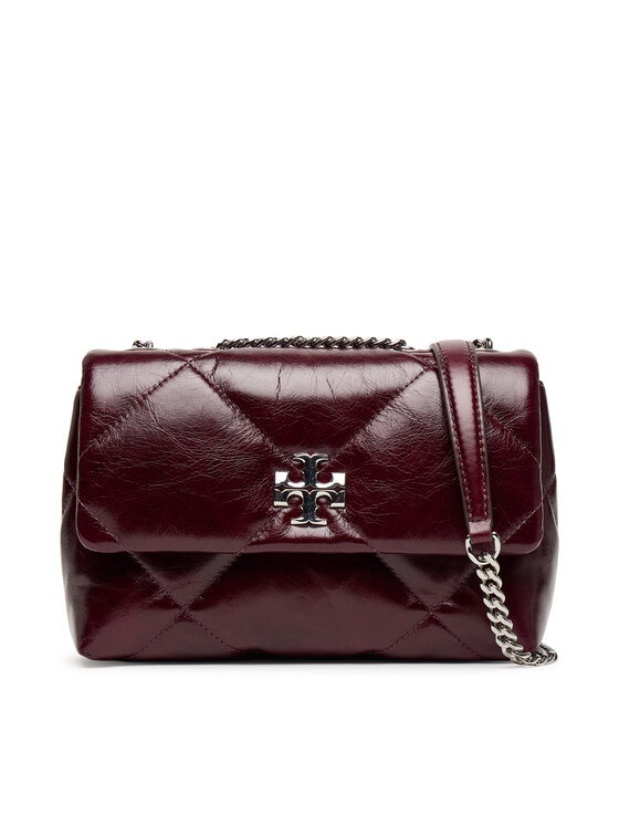 Tory Burch Дамска чанта Kira Diamond 169326 Бордо цвят на ниска цена
