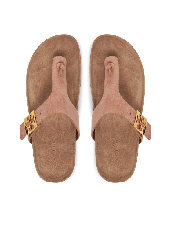 Tory Burch Джапанки 150910 Бежов цвят на ниска цена