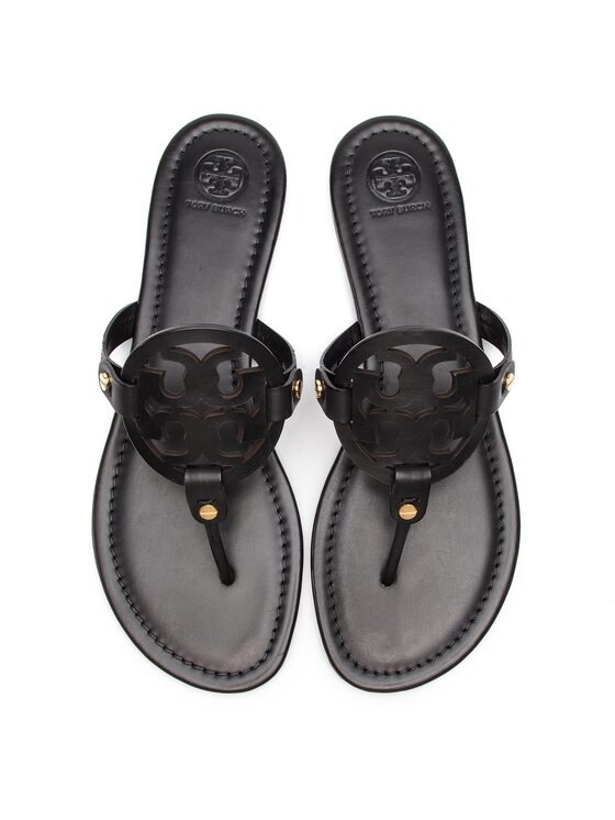 Tory Burch Джапанки Miller 11744 Черен цвят на ниска цена