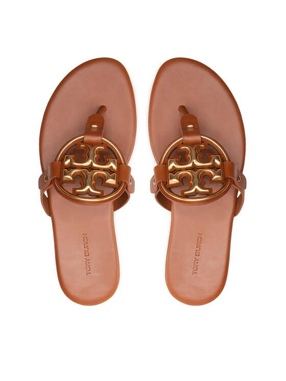 Tory Burch Джапанки Miller 136593 Кафяв цвят на ниска цена