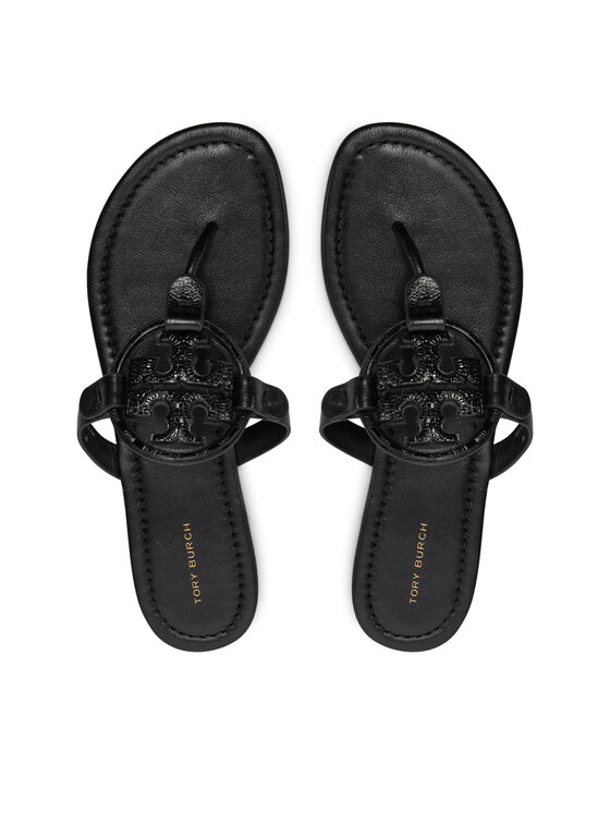 Tory Burch Джапанки Miller 161424 Черен цвят на ниска цена