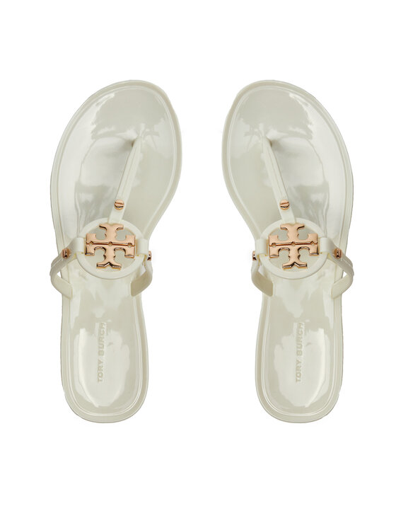 Tory Burch Джапанки Mini Miller Flat Thong 51148678 Бял цвят на ниска цена