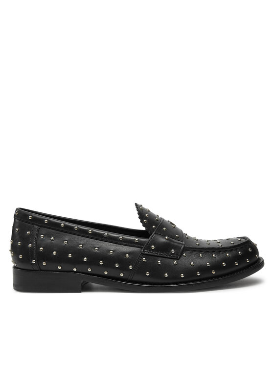 Tory Burch Мокасини Studded Classic Loafer 159881 Черен цвят на ниска цена