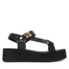 Tory Burch Сандали Mellow Platform Sandal 166402 Черен цвят на ниска цена