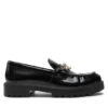 Tory Burch лоуфъри с дебела подметка Embellished Classic Lug Loafer 165828 Черен цвят на ниска цена
