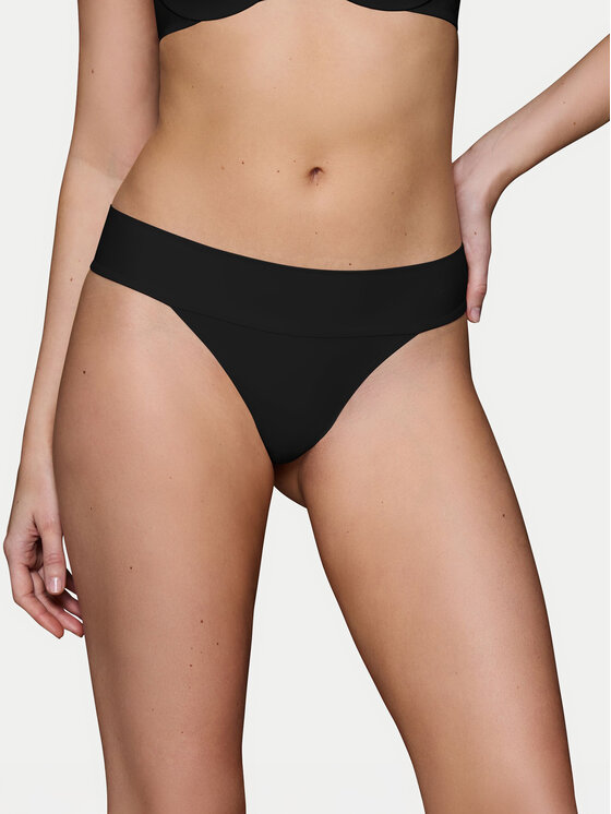 Triumph Бикини тип прашка Make-Up Illusion 10218386 Черен цвят на ниска цена