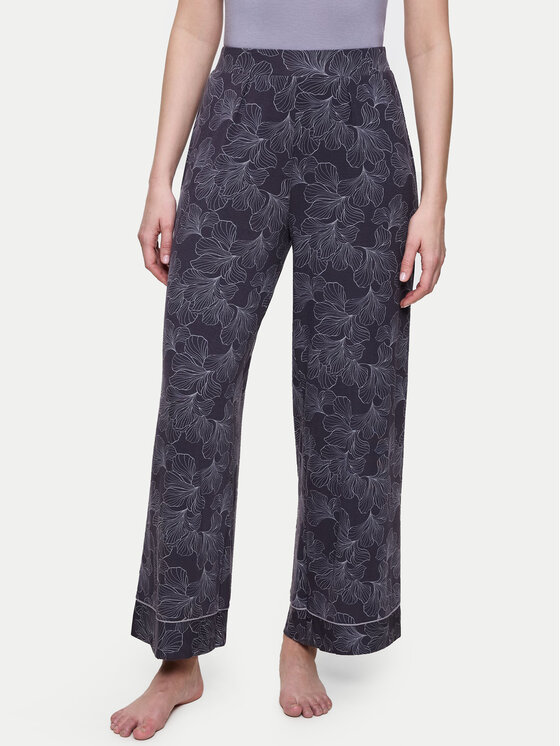 Triumph Долнище на пижама Aura Spotlight 10222614 Сив Relaxed Fit цвят на ниска цена