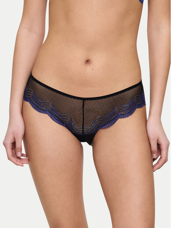 Triumph Класически дамски бикини Comfort Glam 10224929 Черен цвят на ниска цена