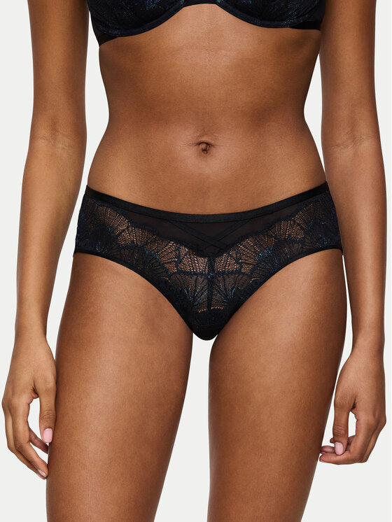 Triumph Класически дамски бикини Palina Moonlight Kiss 10225626 Черен цвят на ниска цена