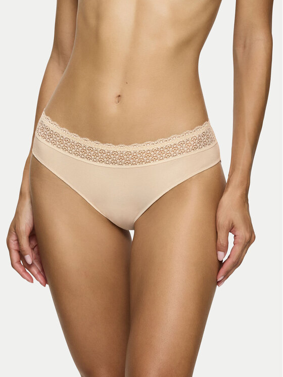 Triumph Комплект бикини Feel Of Modal 10214906 Бежов цвят на ниска цена