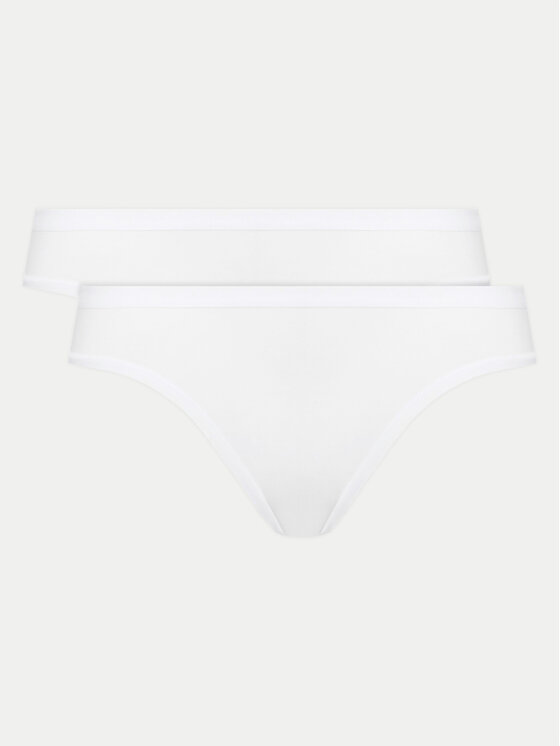 Triumph Комплект бикини Sense Of Cotton 10225030 Бял цвят на ниска цена