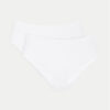 Triumph Комплект класически бикини с висока талия Sense Of Modal 10224762 Бял цвят на ниска цена