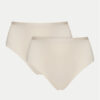 Triumph Комплект класически бикини с висока талия Sense Of Modal 10224762 Екрю цвят на ниска цена